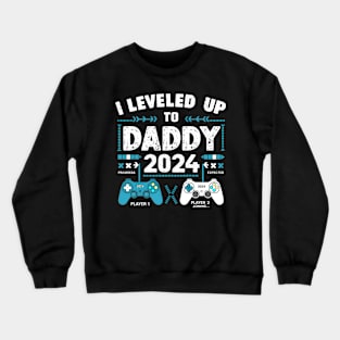 Funny Soon To Be Dad 2024 New Dad First Father's Day Crewneck Sweatshirt